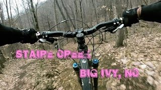 Mountain Biking Staire Creek Big Ivy Pisgah NC [upl. by Enywad]