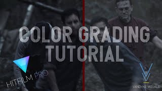 Color Grading A Short Film  Hitfilm Pro Tutorial [upl. by Severson]