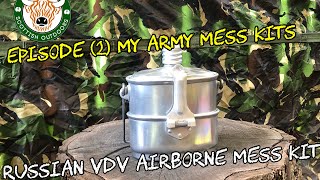 Russian Arny VDV Mess Kit  Episode 2  My Army Mess Kits  Bushcraft  Cowboy Coffee [upl. by Bartram380]