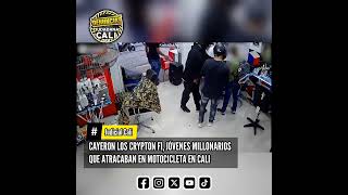 CAYERON JOVENES MILLONARIOS DE LA BANDA LOS CRYPTON FI EN CALI [upl. by Maillliw]