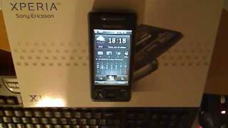 Sony Ericsson Xperia X1 with windows mobile voice command 16 [upl. by Nowyt]