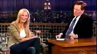 Karolina Kurkova Age 18  On Conan OBrien Show [upl. by Aicenod]