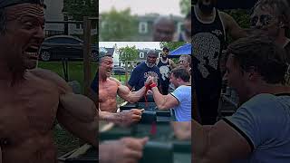 David laid Vs Devon larrat devonlarratt armwrestling viralvideo shorts [upl. by Aitas563]