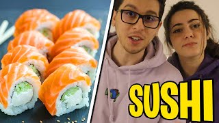 FACCIAMO IL SUSHI IN CASA  CARLY E KENDAL [upl. by Ydniw945]