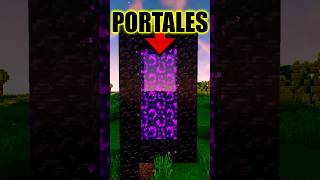 Cómo VINCULAR varios portales del nether en Minecraft [upl. by Evanthe]