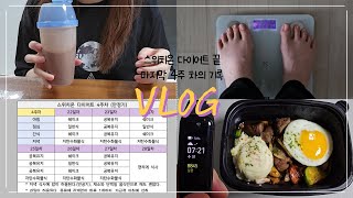 vlog 다이어트 브이로그  스위치온다이어트  스위치온다이어트 4주차 후기 길고도 길었던 4주 과연 얼마나 빠졌을까 최종 몸무게는 앞자리 바뀌나요 [upl. by Ritchie]