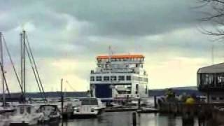 MV Wight Light departing from Lymington [upl. by Ecinna]