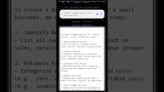 Create a budget analysis for a small business💸Weopicomwebsite AItutorials weopi freeai ai [upl. by Roxie]