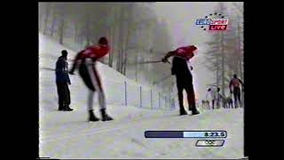 200506 fondo staffetta 4x10 km uomini Pragelato Olimpiadi  Italia Germania Svezia [upl. by Kcirddehs]