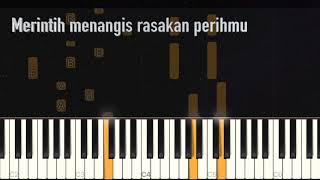 KU TAK RELA  Danial Zaini Unplugged Piano amp Strings Karaoke [upl. by Manara775]