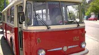 inside and outside of historical Trolleybus Skoda 9 Tr [upl. by Niknar]