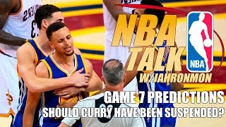 NBA Talk Game 7 Predictions  2016 NBA Finals  Warriors vs Cavs [upl. by Ytsirk]