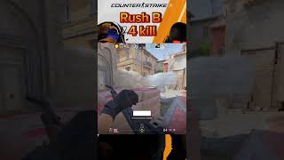 Rush B 4kill gameplay csgo2 csgo2gameplay highlights [upl. by Cioffred]