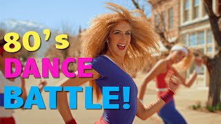 80s DANCE BATTLE  Boys vs Girls [upl. by Trebreh]