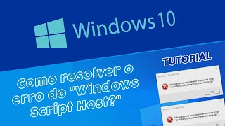 Como resolver o erro Windows Script Host  2024 [upl. by Aber385]