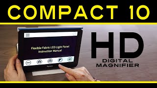 Compact 10 HD Digital Magnifier Review  The Blind Life [upl. by Akel]