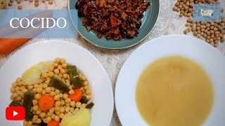 COCIDO ANDALUZ Receta Paso a Paso en Olla Express [upl. by Lynd]