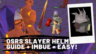 Slayer Helmet  How to Make and Imbue Easy and Fast  Beginner Guide OSRS [upl. by Urban]