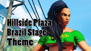 STREET FIGHTER 5  Hillside Plaza Brazil Stage THEME BGM [upl. by Siramed]