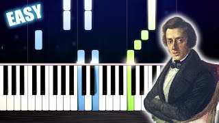 Chopin  Waltz in A minor  EASY Piano Tutorial by PlutaX [upl. by Urana]