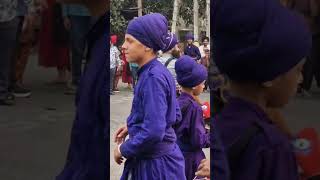 Gatka performance Nagar kirtan🙏wahegurjiviral shortstrendingblessedgurunanakdevji [upl. by Sax]