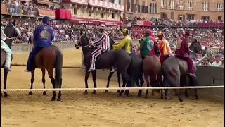 Palio di Siena luglio 2023 seconda prova [upl. by Nyved]