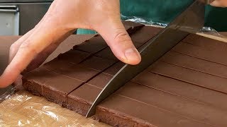 ［バレンタインチョコ］生チョコレートの作り方。120 Chocolate Ganache [upl. by Ayak]