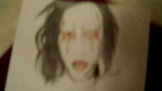 My Marilyn MansonTwiggy Ramirez drawings [upl. by Nauqat]