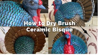 How to Dry Brush Ceramic Bisque [upl. by Emelia369]