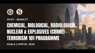 Virtual Tour MTCPSEARCCT CBRNE 2024 Terrorism 101 Programme [upl. by Ikir]