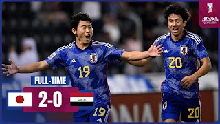 Full Match  AFC U23 Asian Cup Qatar 2024™  SemiFinals  Japan vs Iraq [upl. by Saunder]