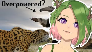 Are Anteaters OP  Camellia reacts to TierZoo [upl. by Naitsirk90]