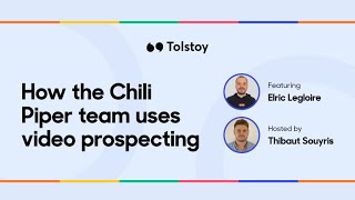 Webinar How the Chili Piper team uses video prospecting [upl. by Dorry]