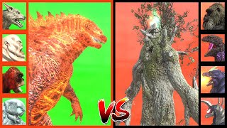 How Many Kaiju Will Defeat Team Supergodzilla Gigan Shin Godzilla Kong 2024 Forest Spirit In ARBS [upl. by Cooley]