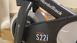 NordicTrack s22i  ASSEMBLY  FIRST RIDE [upl. by Sarchet564]