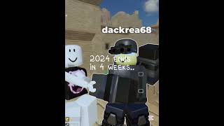 2024 ends in 4 weeks blowupovernight roblox evade goviral [upl. by Aimak]