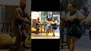 statue prank funny reaction lucu [upl. by Fidelas]