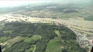 Luftaufnahmen vom HOCHWASSER in STRAUBING und Umgebung [upl. by Darrin]