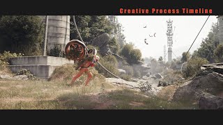 Pwnisher Alternate Realities Challenge  Creative Process Timeline  Blender [upl. by Eelik]