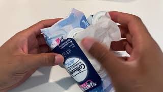 Cottonelle Flushable Wipes Review and Unboxing [upl. by Deragon]