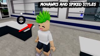 Brookhaven MOHAWKS AND SPIKED STYLES ID Codes HAIR OUTFIT 2024 Roblox IDs brookhavenidcodes [upl. by Eirol]