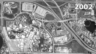 Universal Orlando Resort Aerial Time Lapse  19842013 [upl. by Anikes171]