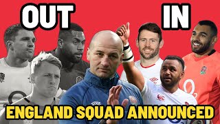 ENGLANDS WORLD CUP SQUAD 2023  Live From Twickenham [upl. by Adnofal]