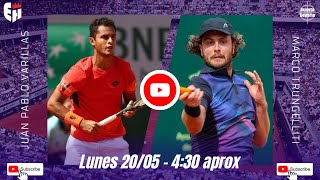 JUAN PABLO VARILLAS VS MARCO TRUNGELLITI1RA RONDA QUALY ROLAND GARROS 2024 [upl. by Valenba644]