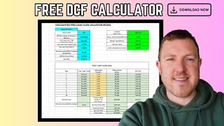 Free Discounted Cash Flow DCF Model Calculator  Google Sheets [upl. by Atnohs]