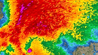 2011 El Reno Oklahoma Supercell Radar Loop [upl. by Alfonso]