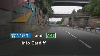 GB A48M and A48 into Cardiff [upl. by Cynar]