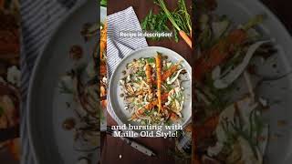 Roasted Carrot Fennel Salad 🥕🥗 [upl. by Monsour]