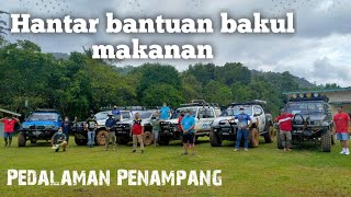 Hantar bantuan bakul makanan  Kawasan Pedalaman Penampang [upl. by Afesoj]