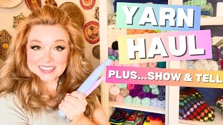 My Joann Yarn Hauls Plus a show and tell [upl. by Ephram]